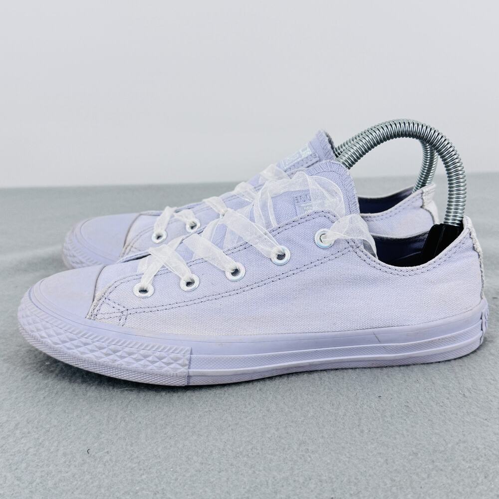 Converse All Star Canvas Sneakers Lavender Youth Low Top‎ US 3 Pastel Purple